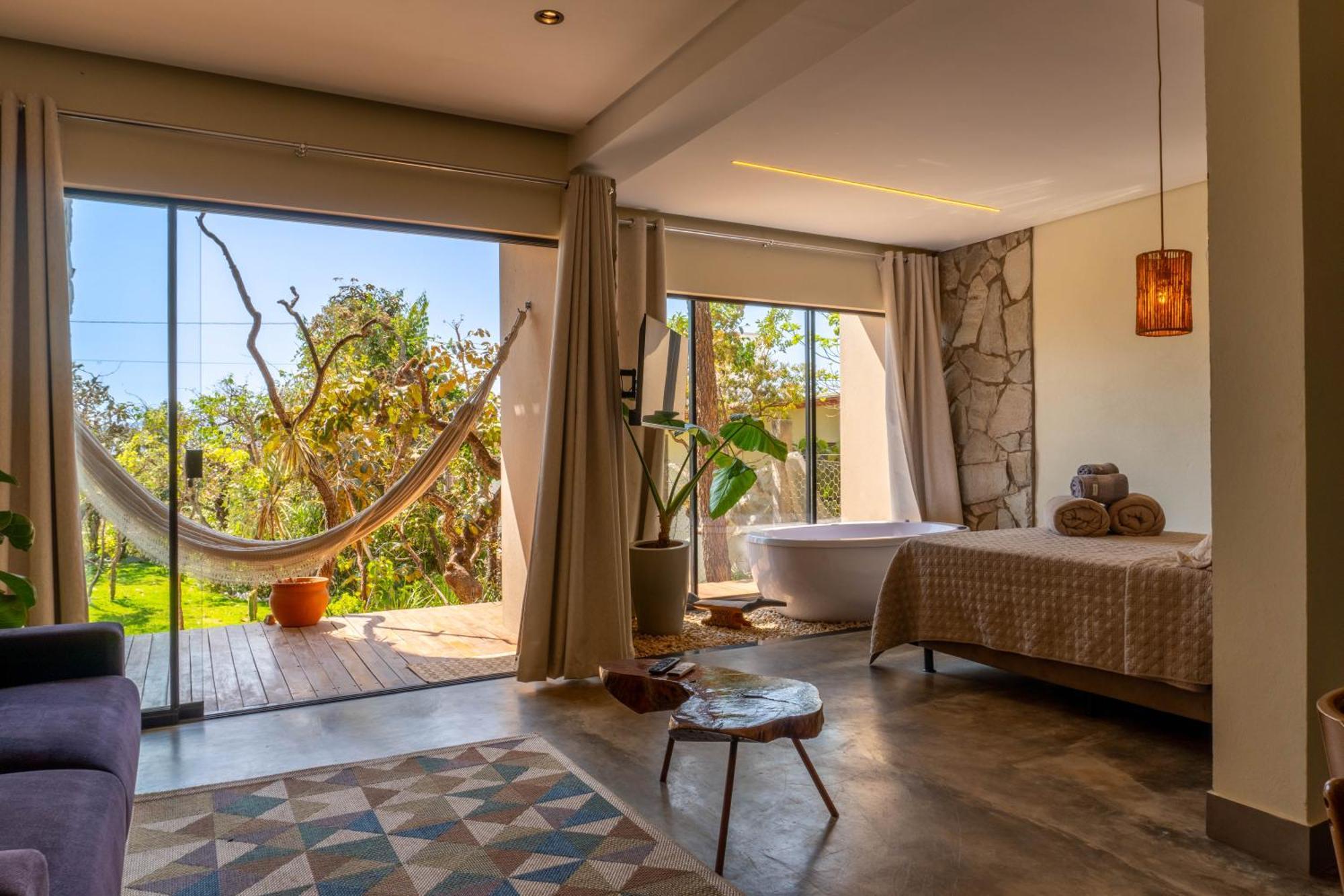 Lofts Lobo Guara Villa Alto Paraíso de Goiás Buitenkant foto