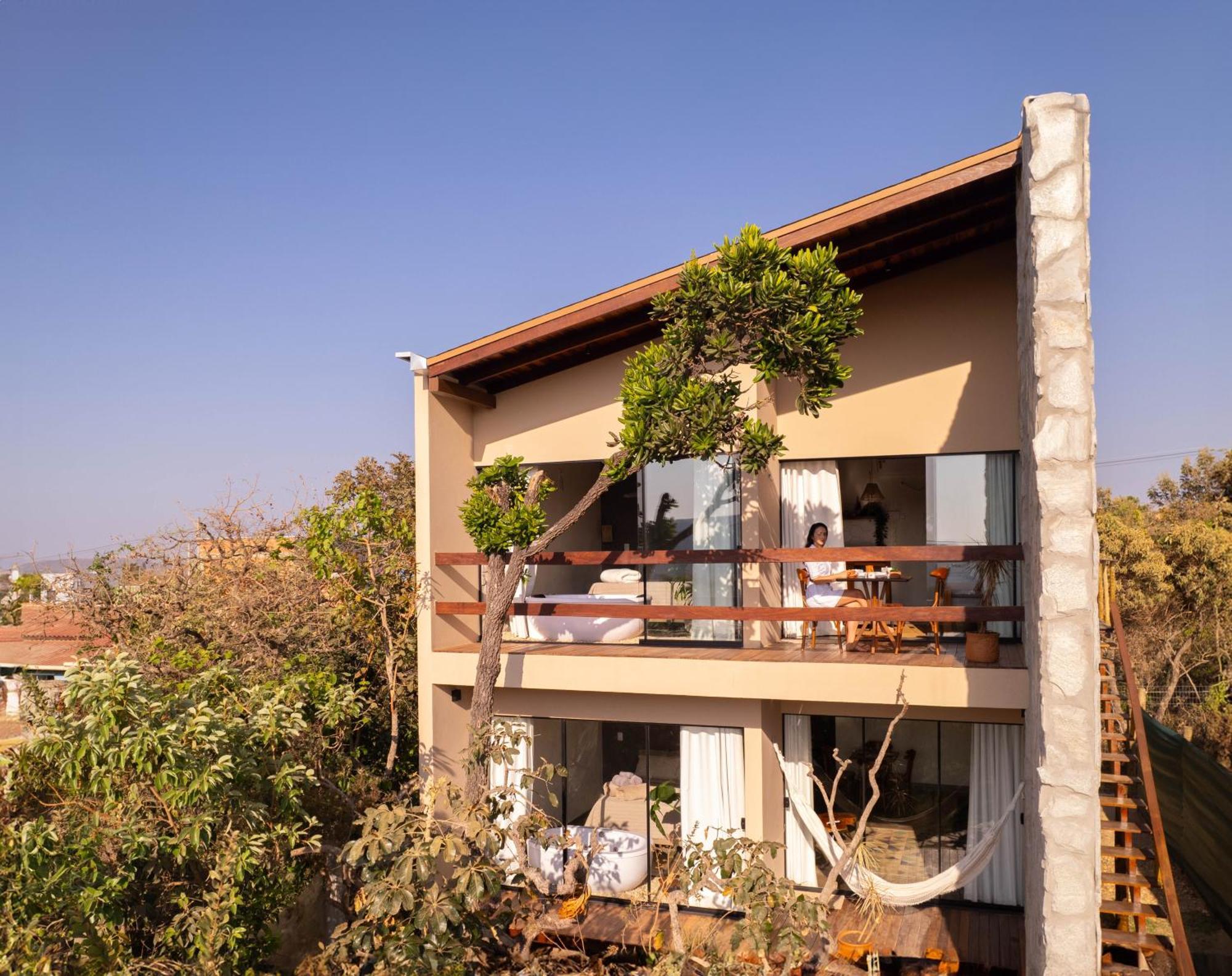 Lofts Lobo Guara Villa Alto Paraíso de Goiás Buitenkant foto